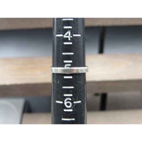 Size 5 Sterling Silver Bell Trading Company Turquoise Stone Band Ring - Picture 4 of 6